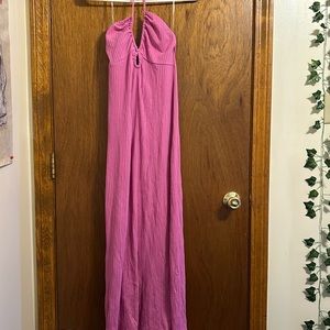 light pink long dress